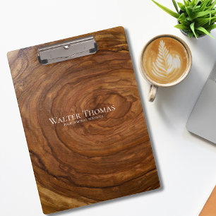 Stylish Modern Wood Custom Clipboard