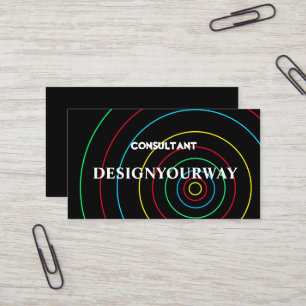 Stylish Modern Wooden Carpentry Professional Business Card