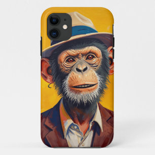 Stylish Monkey Portrait Mobile Case