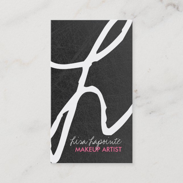 Stylish Monogram Business Cards (Front)