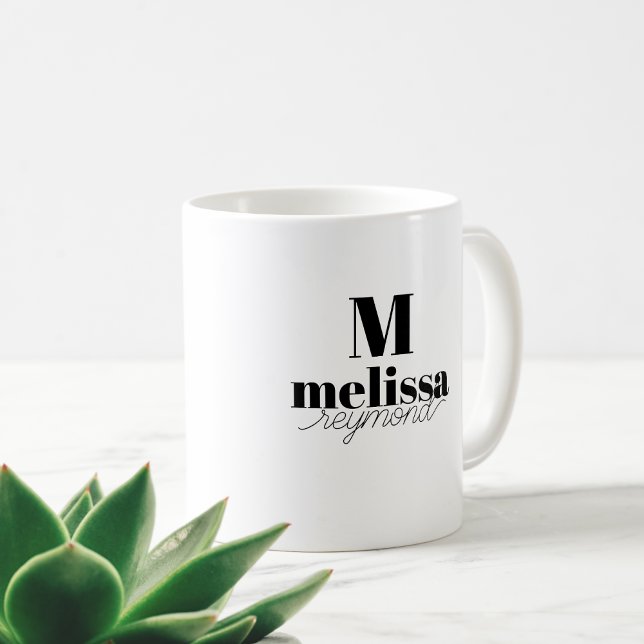 Stylish Monogram  Coffee Mug (Creator Uploaded)