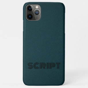 Stylish Monogram Dark Green Script  Case-Mate iPhone Case