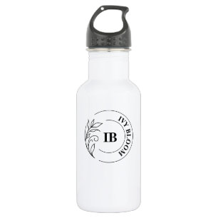 Stylish Monogram Water Bottle (532 ml)