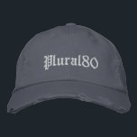 Stylish monogrammed grey  embroidered hat<br><div class="desc">Stylish monogrammed grey Embroidered baseball.</div>