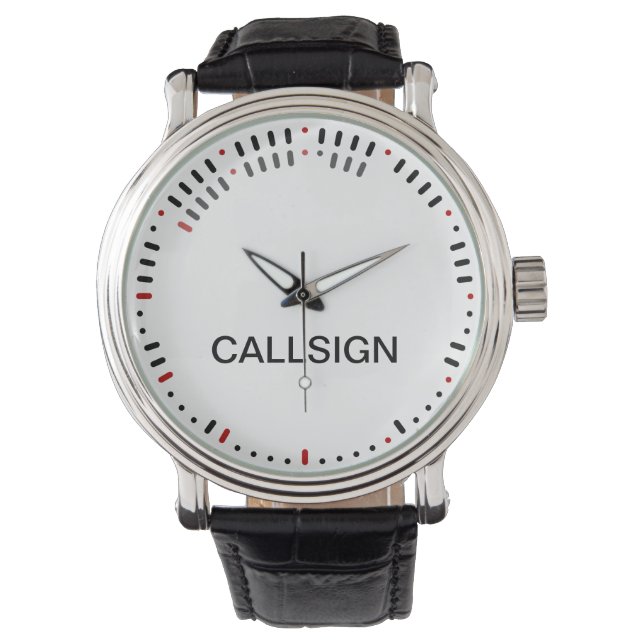 Stylish Morse Code Watch (Front)