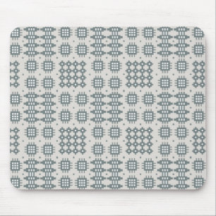 Stylish Mousepad: Welsh Tapestry Pattern, Grey Mouse Pad