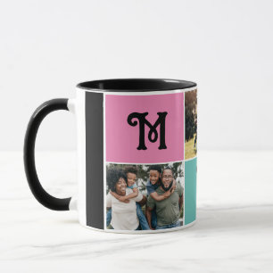 Stylish Mum Custom Modern Mother's Day Photo Mug