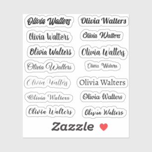 Stylish Name Sticker