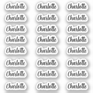 Stylish Name Sticker decal name labels