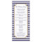 Stylish Nautical Wedding Program Rack Cards