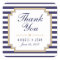 Stylish Nautical Wedding Thank You Favours Sticker