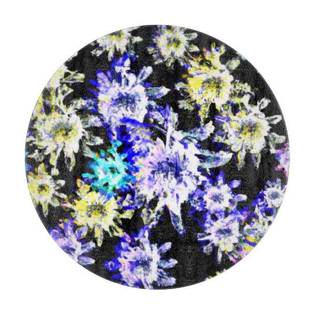 Stylish Neon Art. Buy Now Cutting Board (Front)