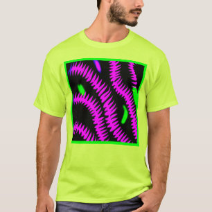 Stylish Neon Patterns Art T-Shirt