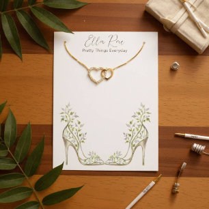 Stylish Neutral Foliage Shoe Design