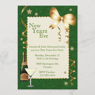 Stylish New Years Eve Party Invitation