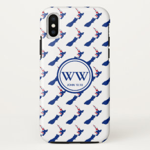 Stylish NEW ZEALAND Monogram Abundant Life Case-Mate iPhone Case