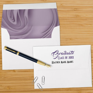 Stylish Old Lavender Strokes Interior Artwork Envelopes