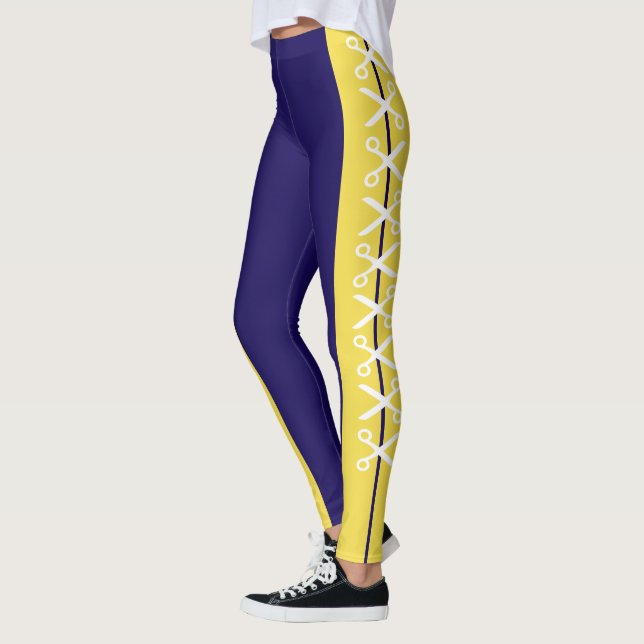 Stylish Open Cutting Scissors Leggings (Left)