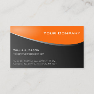 Stylish Orange, Company Business Card