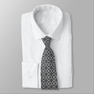 Stylish oriental ornament tie
