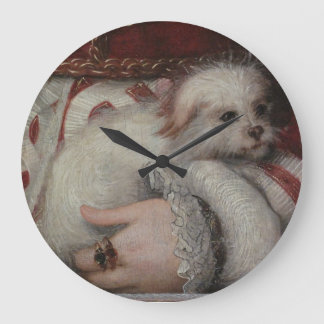 Stylish painting kitchen or studio Dog Wall Clock