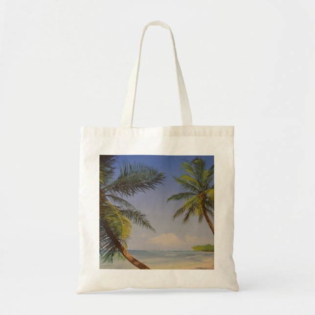 Stylish Palm Tree Tote Bag (Front)