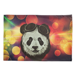 Stylish Panda Bear Pillowcase
