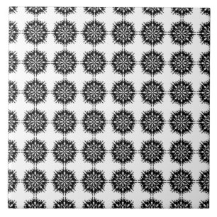 Stylish Pattern. Black and White. Tile