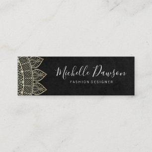 Stylish Pattern Vintage Mini Business Card
