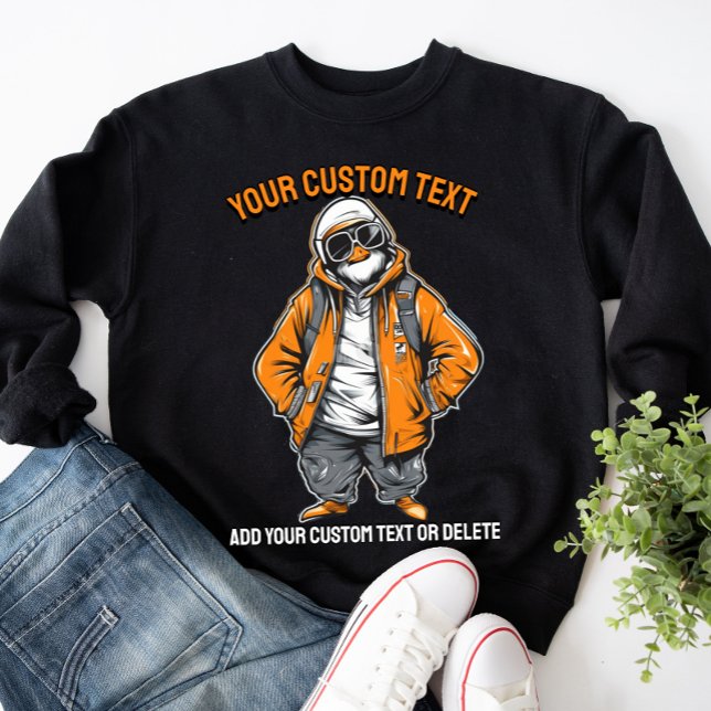 Stylish Penguin Animal Fashion Sweatshirt (Creator Uploaded)