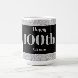 stylish personalised birthday mug gift 100th