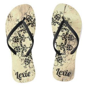 Stylish Personalised Damask Jandals