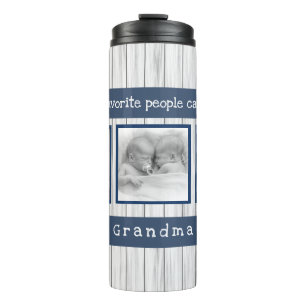 Stylish Personalised Grandma Gifts - Photo Thermal Tumbler