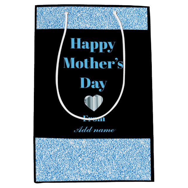 Stylish personalised Mother’s Day gift bag (Front)
