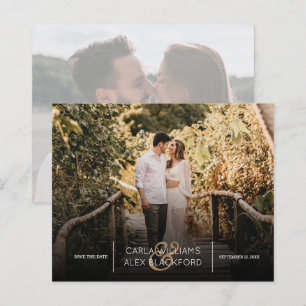 Stylish Photo Modern Wedding Budget Save The Date