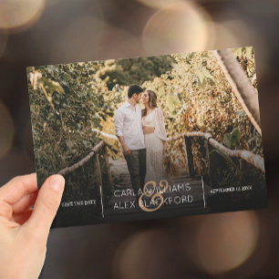 Stylish Photo Modern Wedding Save The Date
