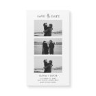 Stylish Photo Strip Magnetic Wedding Save The Date
