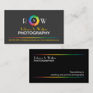 Stylish Photographer Business Card