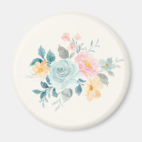 Stylish Pink & Blue Flower Bouquet