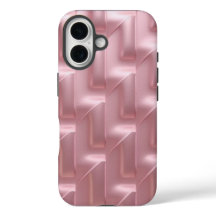 Stylish Pink Geometric Pattern-Trendy & Protective