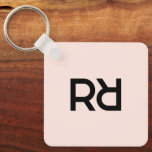 Stylish Pink Modern Girly Monogram Initial Luxury Key Ring<br><div class="desc">Stylish Pink Modern Girly Monogram Initial Luxury keychain Carry a touch of personal style with you everywhere with our custom monogram keychain. Featuring a sleek, modern monogram design on a blush pink background, this keychain adds a simple yet elegant flair to your keys, bag, or accessories. Crafted from durable materials,...</div>