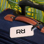 Stylish Pink Monogram Luxury World Traveller Luggage Tag<br><div class="desc">Stylish Pink Monogram Luxury Elegant World Traveller Luggage Tag Travel in style and ensure your luggage stands out with our custom monogram luggage tag, designed for the discerning traveller who appreciates a blend of security and personalised flair. Featuring a chic blush pink background with your initials elegantly displayed on the...</div>