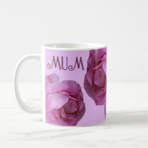 Stylish pink rose for Mum by Berglind Jewellery H Coffee Mug