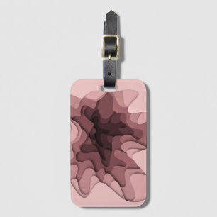 Stylish Pink Travel Luggage Tag