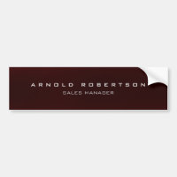 Stylish Plain Brown Red Professional Modern