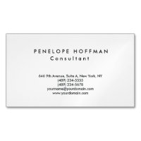 Stylish Plain Simple Professional Class