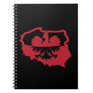 Stylish Poland Polska Flag Notebook
