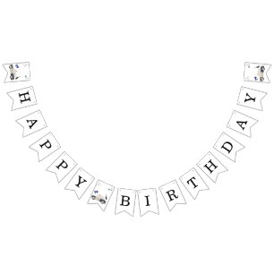 Stylish Police Kids Birthday Bunting