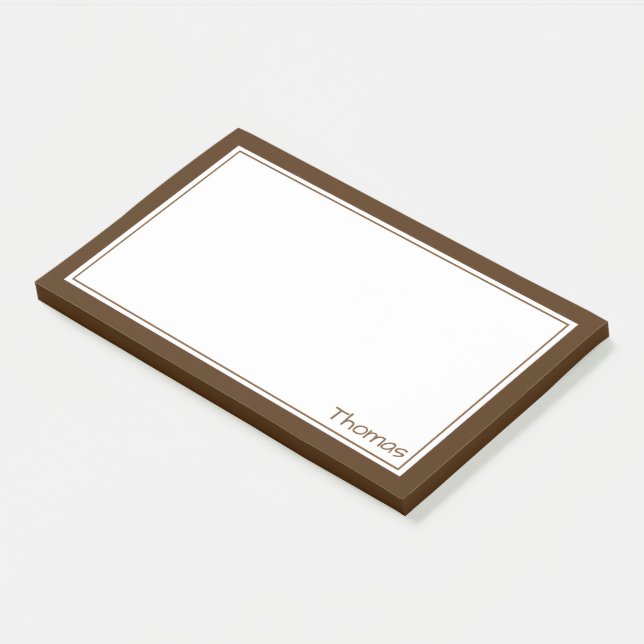 Stylish Post It Note For Thomas or You (Angled)