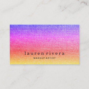 Stylish Prismatic Contemporary Design Business Card